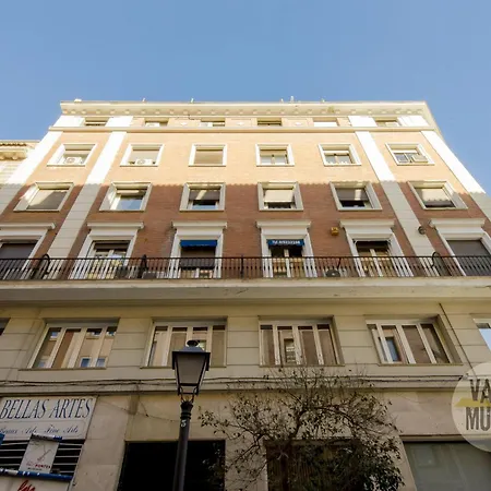 Bright Apt Para 4Pax En Gran Via-Plaza De Carmen E2 Madrid Buitenkant foto